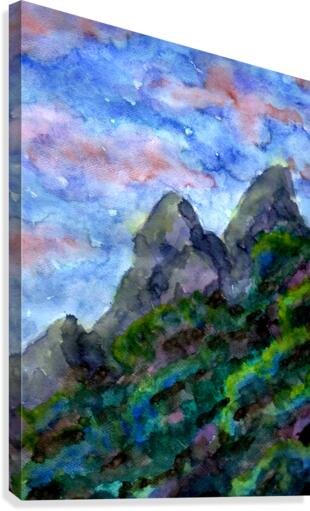 Mountain Sunset Canvas Print