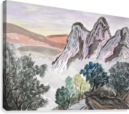 Mountain View Canvas Print