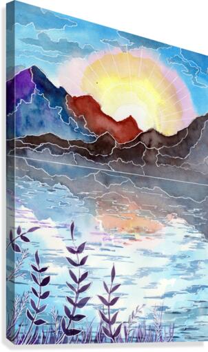 Blue Valley Canvas Print