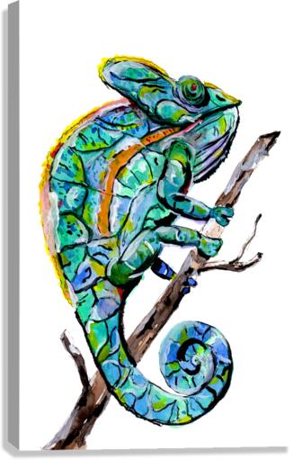 Magic Chameleon Canvas Print