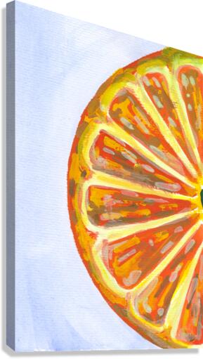 Orange Fruit Slice Canvas Print