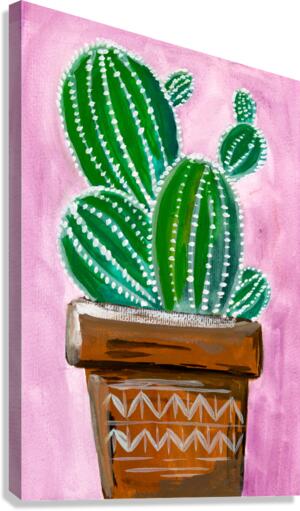 Summer Cactus Canvas Print