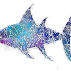Mandala Space Tuna Fish