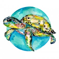 Sea Turtle Watercolor