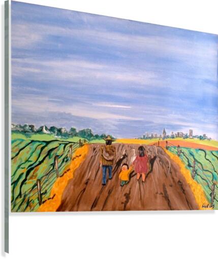 Moving to town Canvas Print