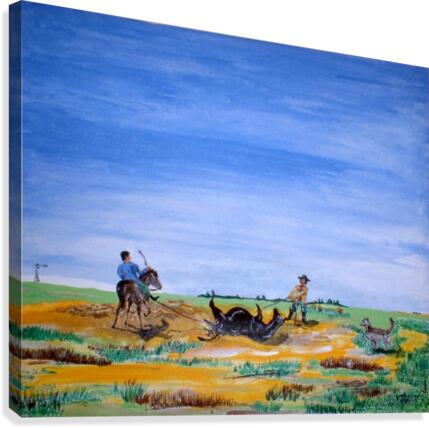 Cowboys Canvas Print