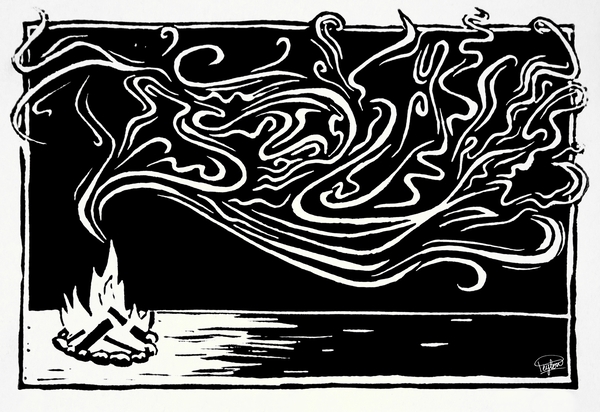Future Forest Fire Print