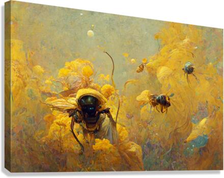 Honey Bee Canvas Print