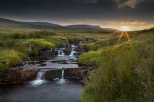 River Tawe sunset