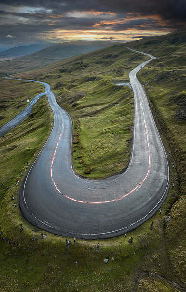Aerial view of Cuckoo Bend Print