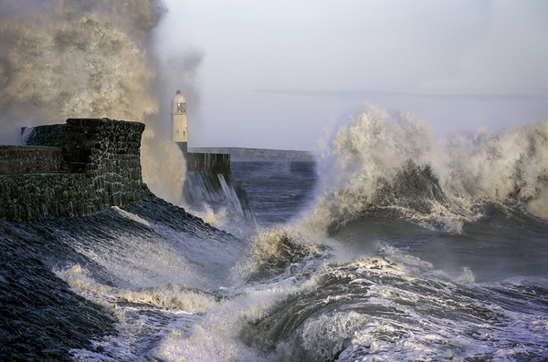 Storm Kathleen at Porthcawl Print
