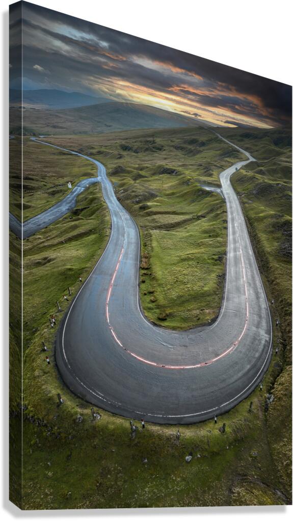 Aerial view of Cuckoo Bend Canvas Print