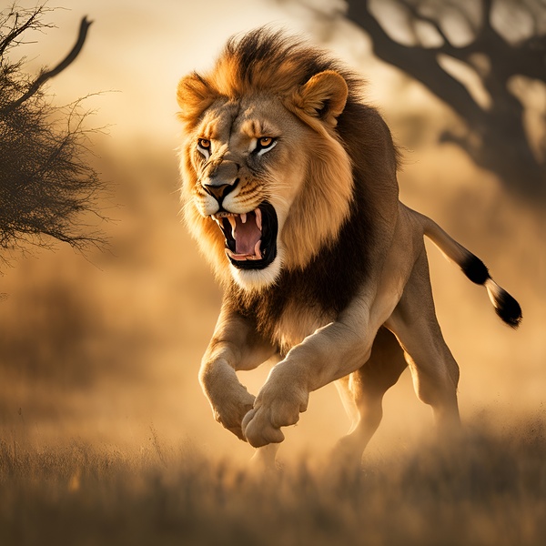  King of the jungle Print