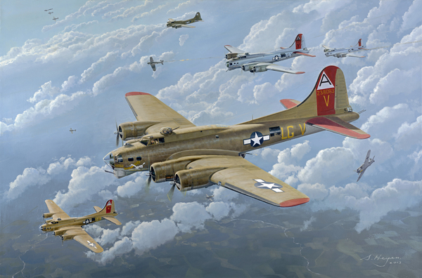 The Man O War II: B 17 Print Print