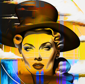q hat and a woman