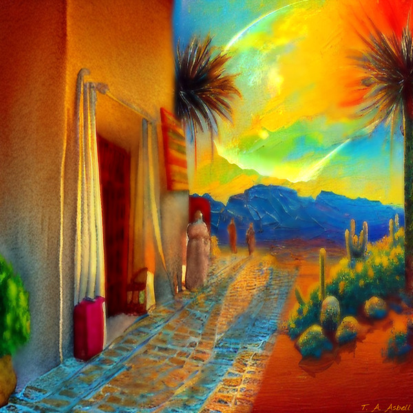 Desert Inn by T. A. Asbell by Halidom