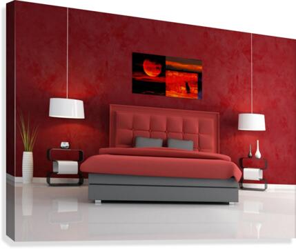 Sample Abstract on Wall Canvas Print