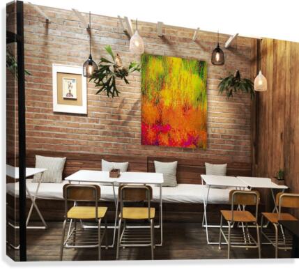 Sample Abstract on Wall Canvas Print