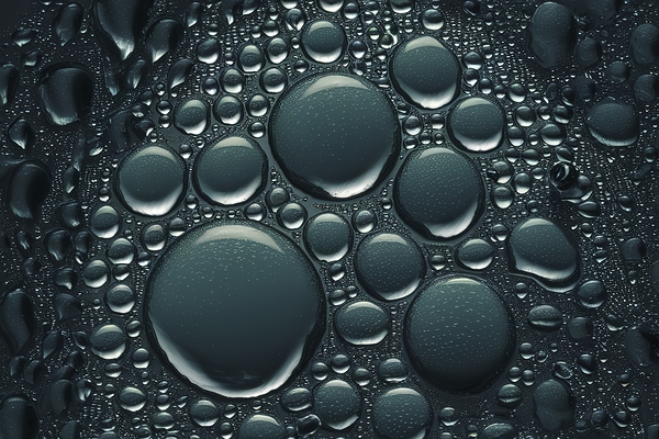 3d array of water droplets 4   Copy by GheorgheGarcu