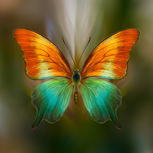 vibrant butterfly