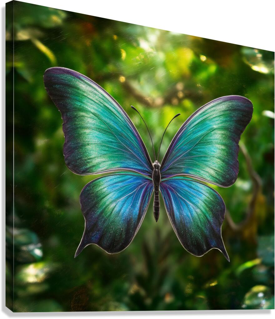 vibrant butterfly Canvas Print