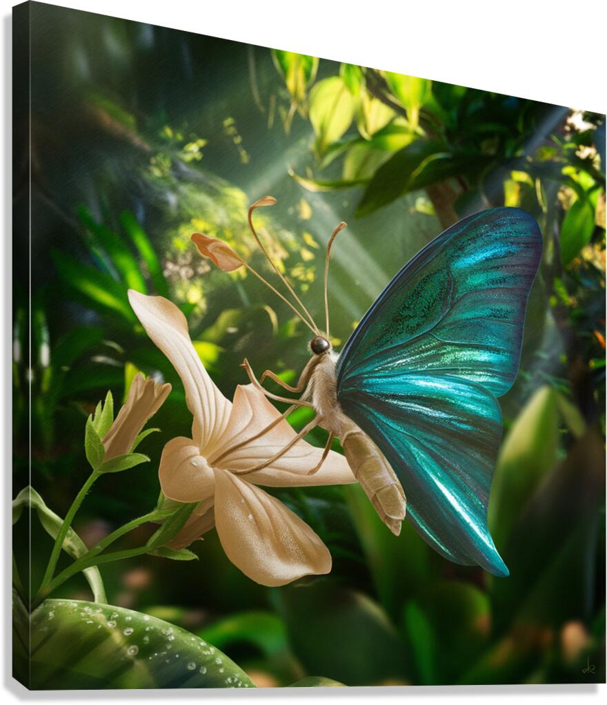 vibrant butterfly Canvas Print