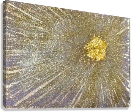 Golden Starburst  Canvas Print