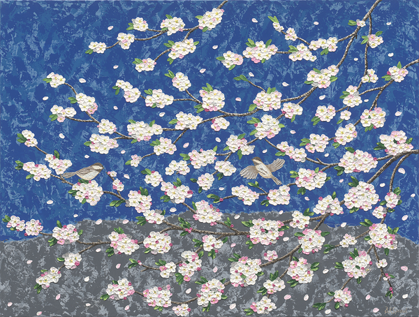 Blue Rendezvous Print