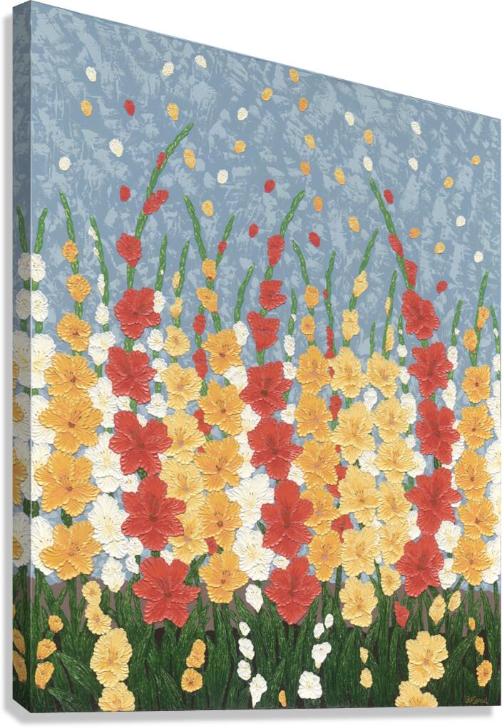 Gladiolas Splendor Canvas Print