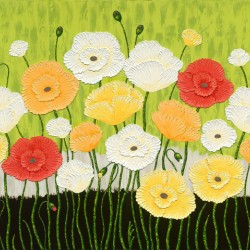 Poppies with Green