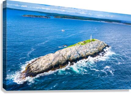 Sheet Rock Lighthouse Canvas Print