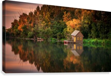 The small watermill Canvas Print