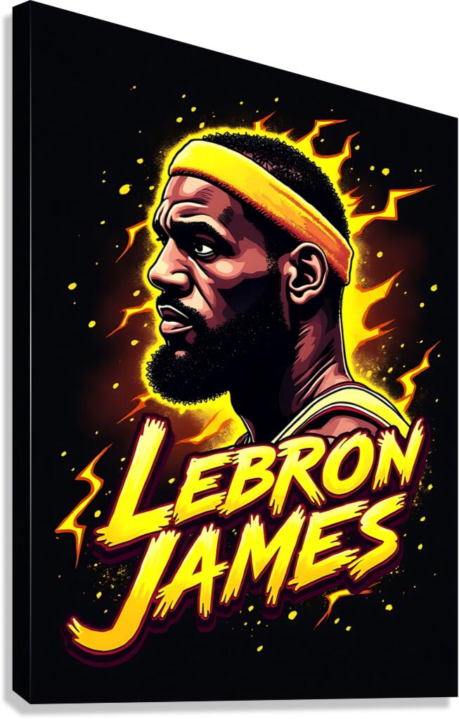 LEBRON JAMES Canvas Print