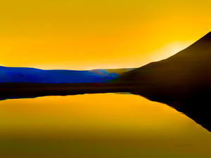 Stark Serene Landscape