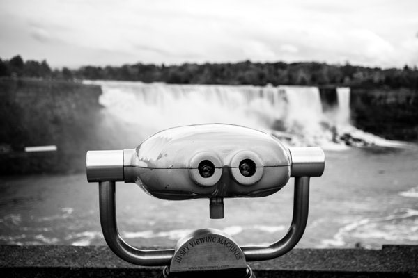View point at Niagara Falls  Print
