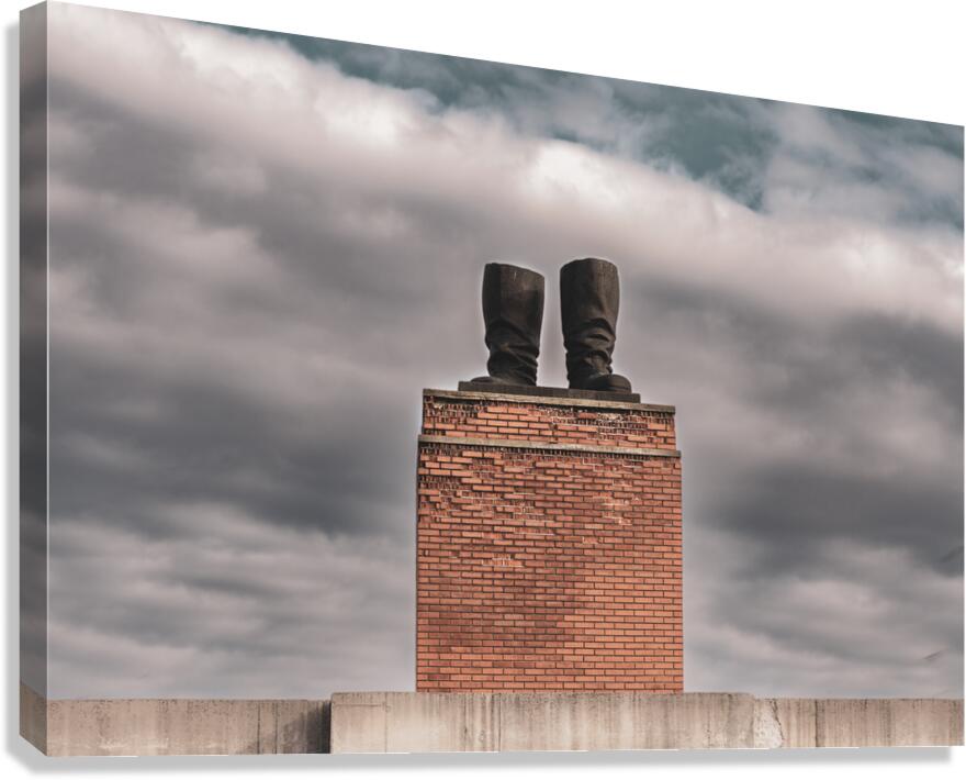 Stalin Boots Canvas Print