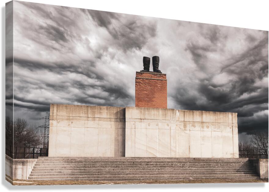 Stalin monument Canvas Print