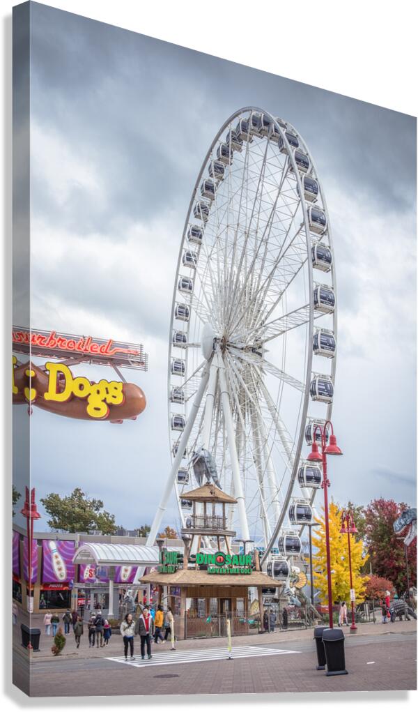 Giant Ferris Wheel Niagra Canada Canvas Print