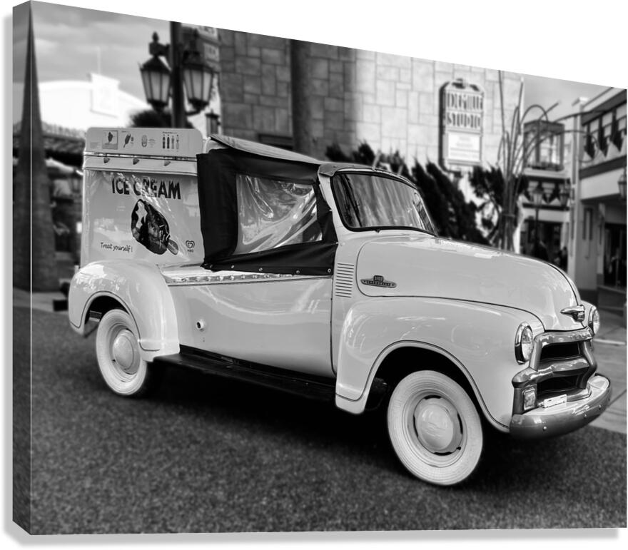 Icecream van Canvas Print