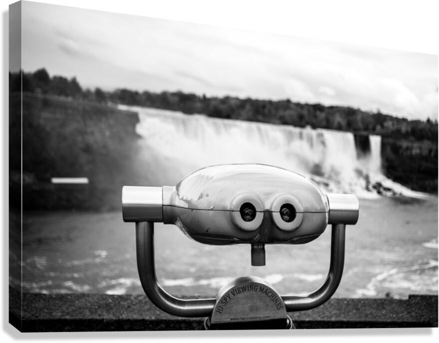View point at Niagara Falls  Canvas Print