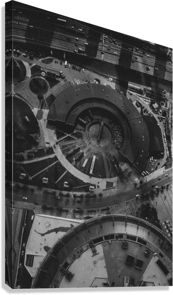 Cn Tower View looking Down Canvas Print