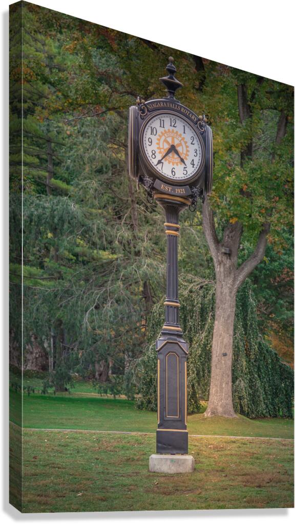 Niagara Falls Clock Canvas Print