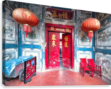 CHINESE TEMPLE Canvas Print