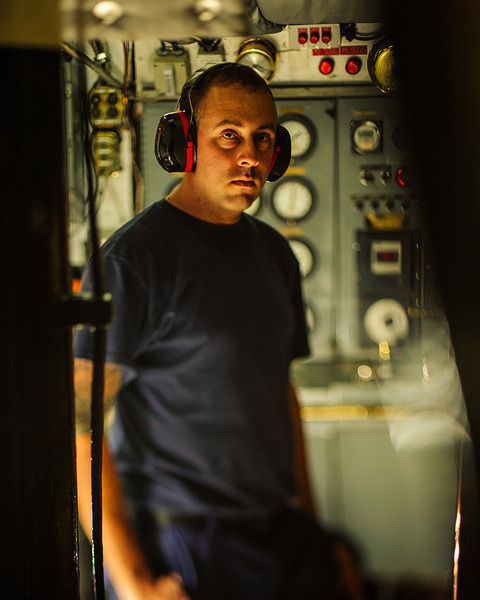 Engine Room USCG Eagle by MichaelBarley