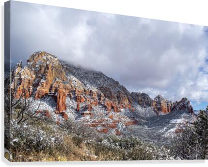 Red Winter Canvas Print