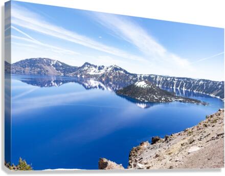 Sapphire Reflections Canvas Print