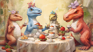 QAN 1003 – Dinosaur Tea Party