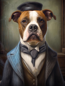 QAN 1013 – Classic Canine Pawtrait Max