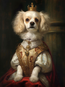 QAN 1015 – Classic Canine Pawtrait King Charles