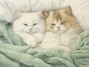QAN 1040 – Sleepy Fluffy Purr Purr Purr